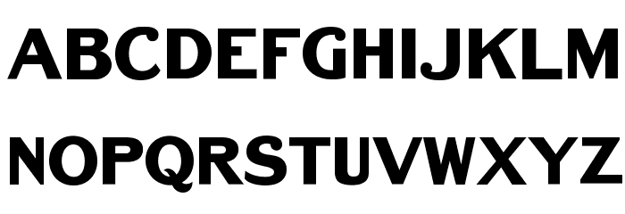 BenchGrinderTitling-Regular Font LOWERCASE