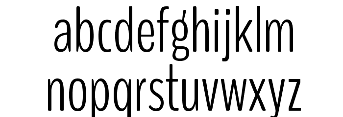BenchNine Light Font LOWERCASE