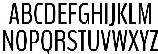 BenchNine Regular Schriftart Groß