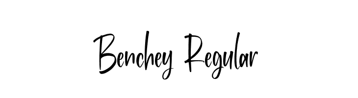 Benchey Regular  Fuentes Gratis Descargar