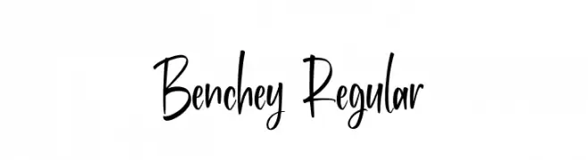 Benchey Regular  Descarca Fonturi Gratis