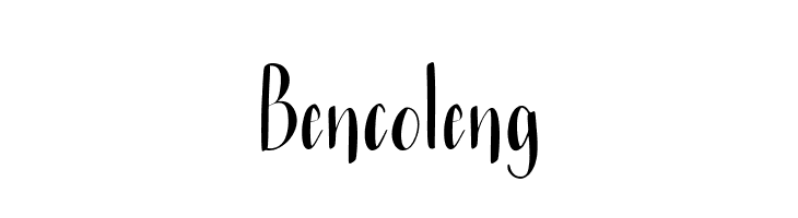 Bencoleng フォント