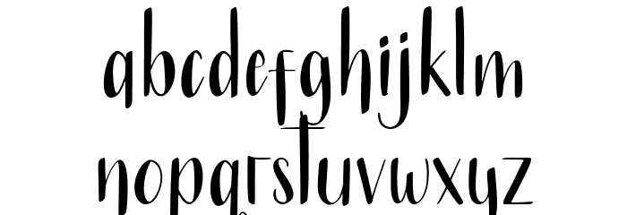 Bencoleng Font LOWERCASE