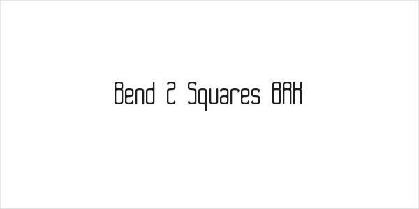 Bend 2 Squares BRK Logo