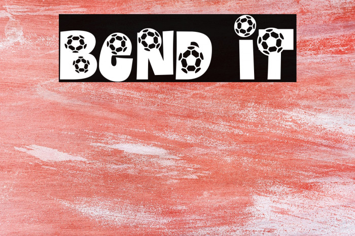 Bend It Font examples