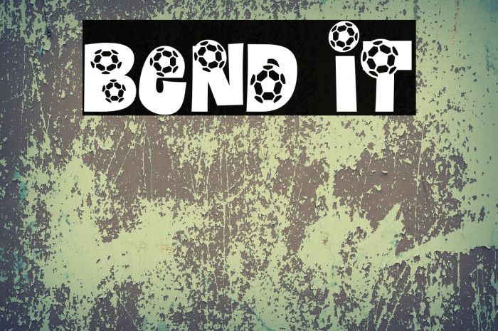 Bend It Font examples