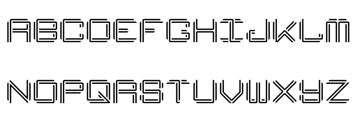 Bend Font LOWERCASE
