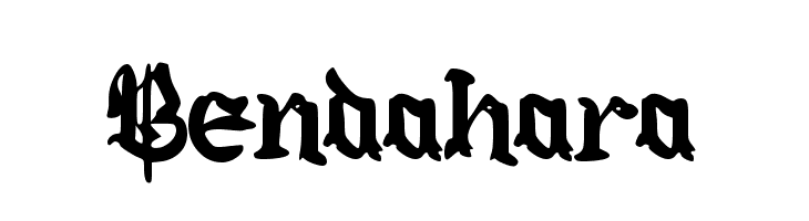 Bendahara  Скачать бесплатные шрифты