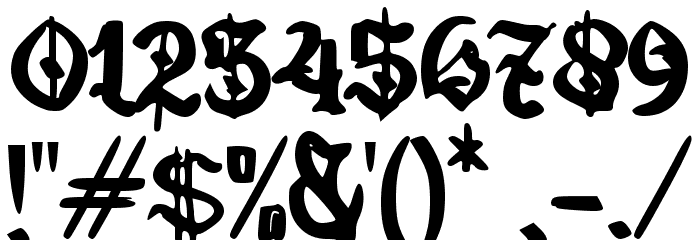 Bendahara Font OTHER CHARS