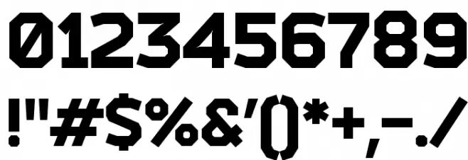 Bender-Black Font OTHER CHARS