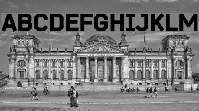 Bender-Black Font examples