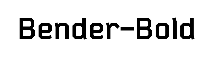 Bender-Bold  Скачать бесплатные шрифты