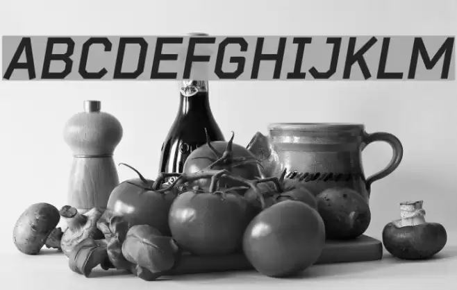 Bender-BoldItalic Font examples