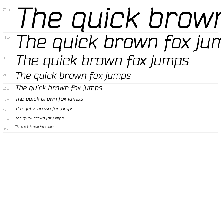 Bender-Italic Waterfall