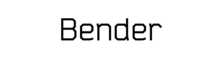 Bender Font