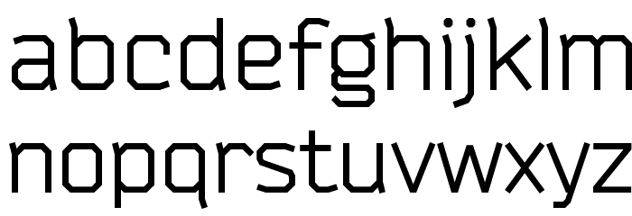 Bender Font LOWERCASE