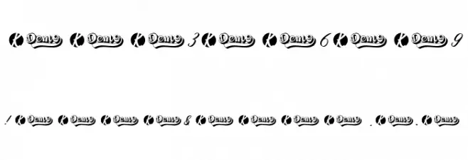 Bendhigola Script Font OTHER CHARS