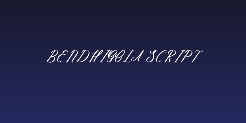 Bendhigola Script Social Header