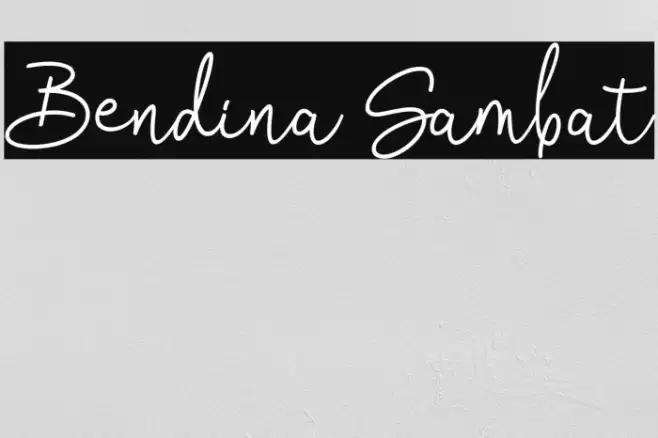 Bendina Sambat Font examples