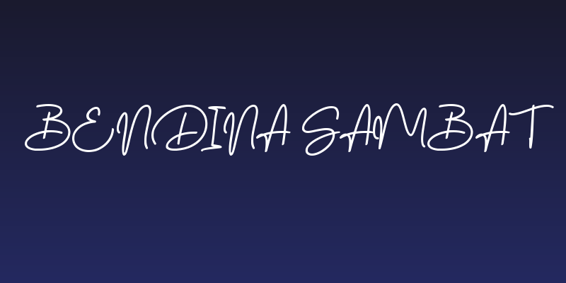 Bendina Sambat Social Header