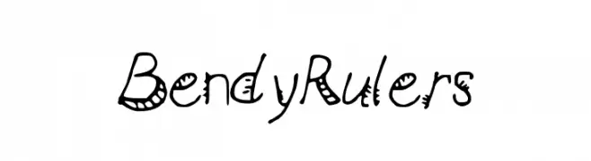 BendyRulers  baixar fontes gratis