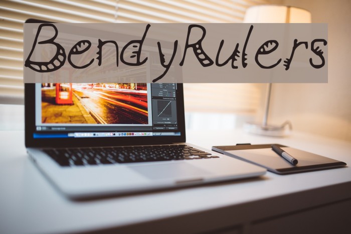 BendyRulers Polices examples
