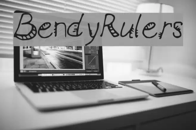 BendyRulers Polices examples