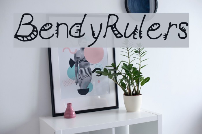 BendyRulers Polices examples