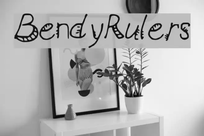 BendyRulers Polices examples