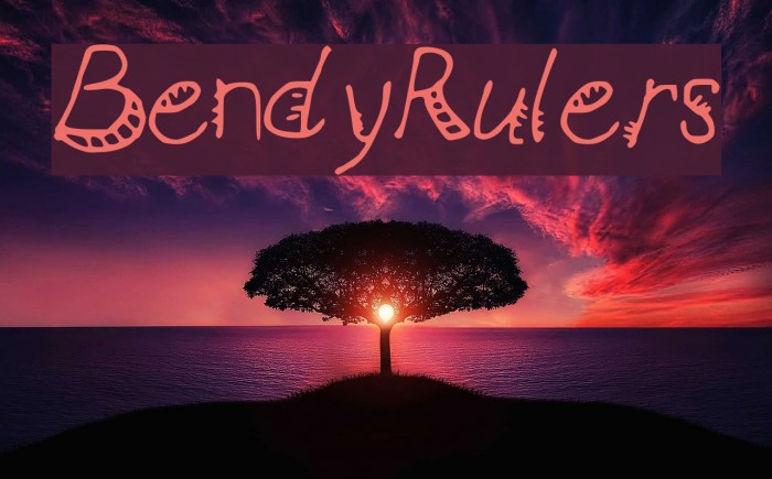 BendyRulers Polices examples