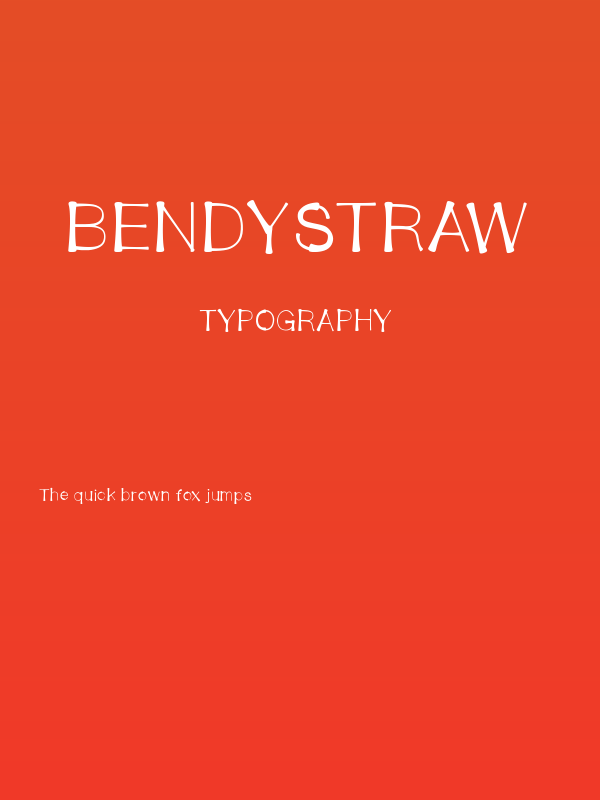 BendyStraw Poster