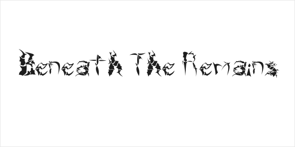 Beneath The Remains Logo