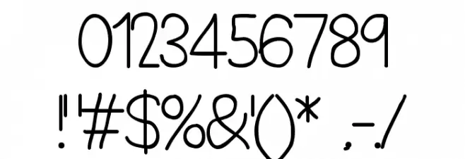 Beneath Your Beautiful Bold Font OTHER CHARS