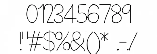 Beneath Your Beautiful Regular Font OTHER CHARS