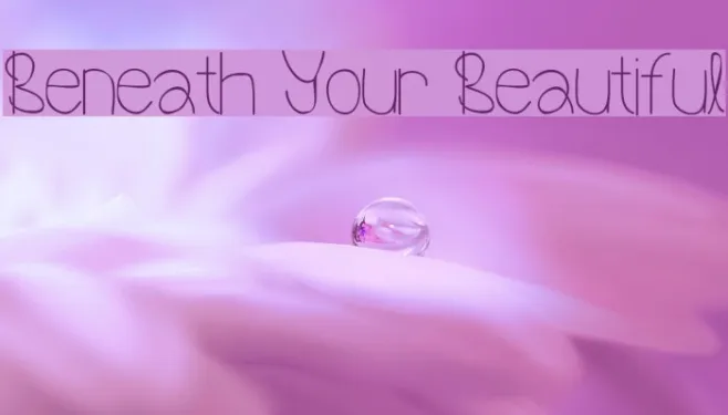 Beneath Your Beautiful Example 3