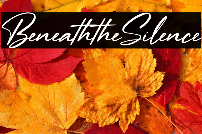 Beneath the Silence Example 3