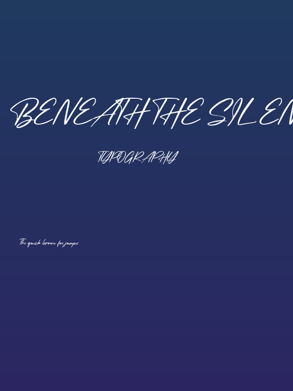 Beneath the Silence Poster