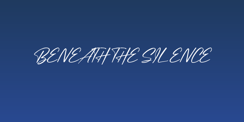 Beneath the Silence Social Header