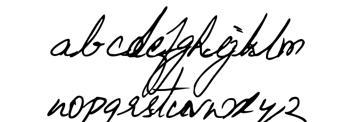 Beneath the floorboards Font LOWERCASE