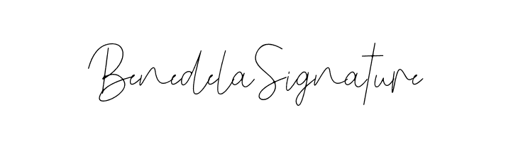 BenedelaSignature  Fuentes Gratis Descargar