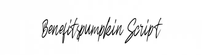BenefitspumpkinScript  नि: शुल्क फ़ॉन्ट्स डाउनलोड