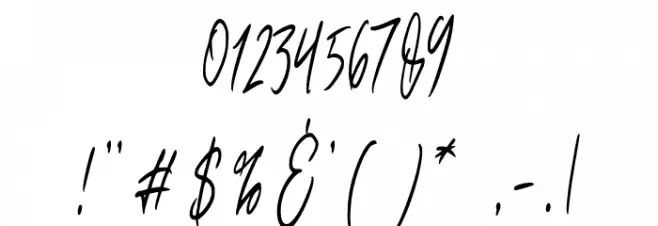 BenefitspumpkinScript Font OTHER CHARS