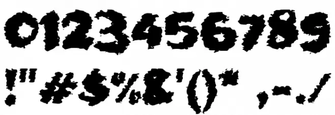 Beneran Ampas Font OTHER CHARS