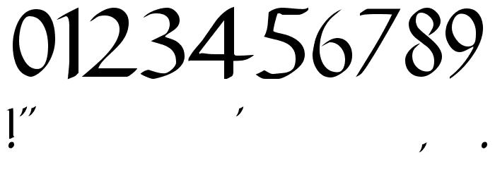 Benevento!` Schriftart Anderer Schreiben