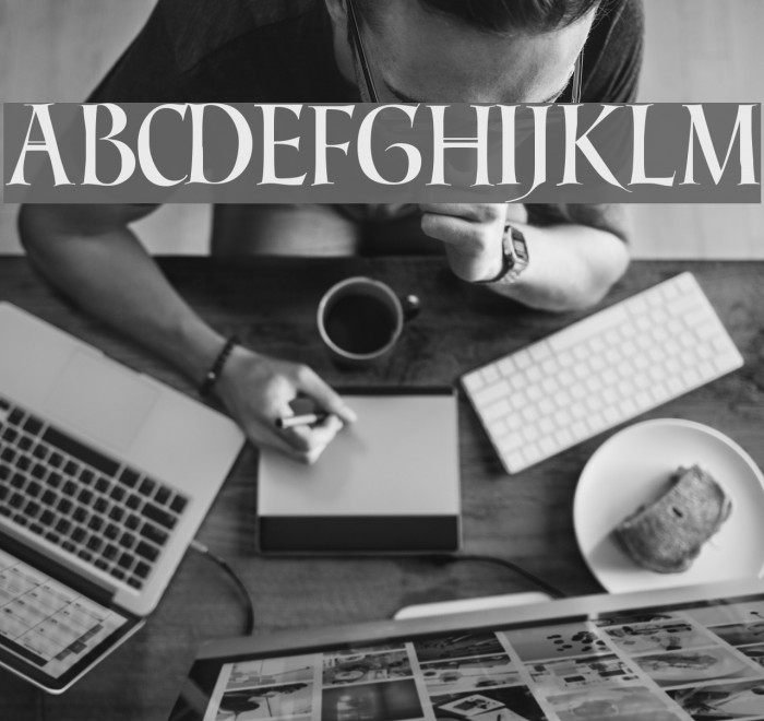 Benevento!` Schriftart examples