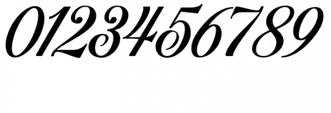 Benford DEMO Font OTHER CHARS