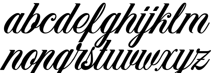 Benford DEMO Font LOWERCASE
