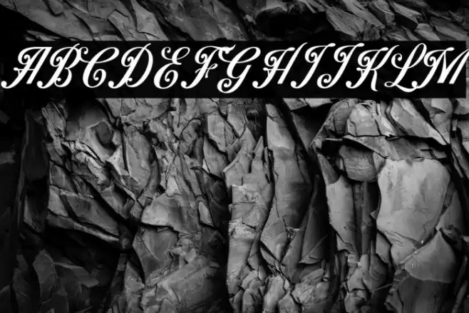 Benford DEMO Font examples