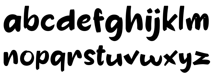 Bengkoang Font LOWERCASE