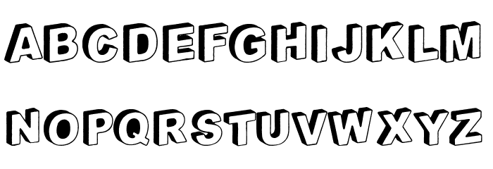 Benidorm Trip Font LOWERCASE